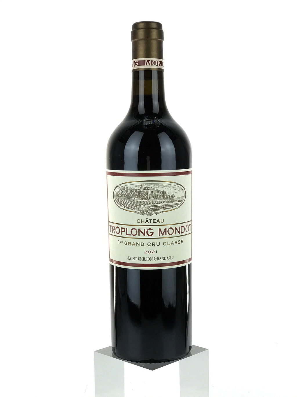 Château Troplong Mondot 2021 Saint-Émilion Grand Cru bottle, full view