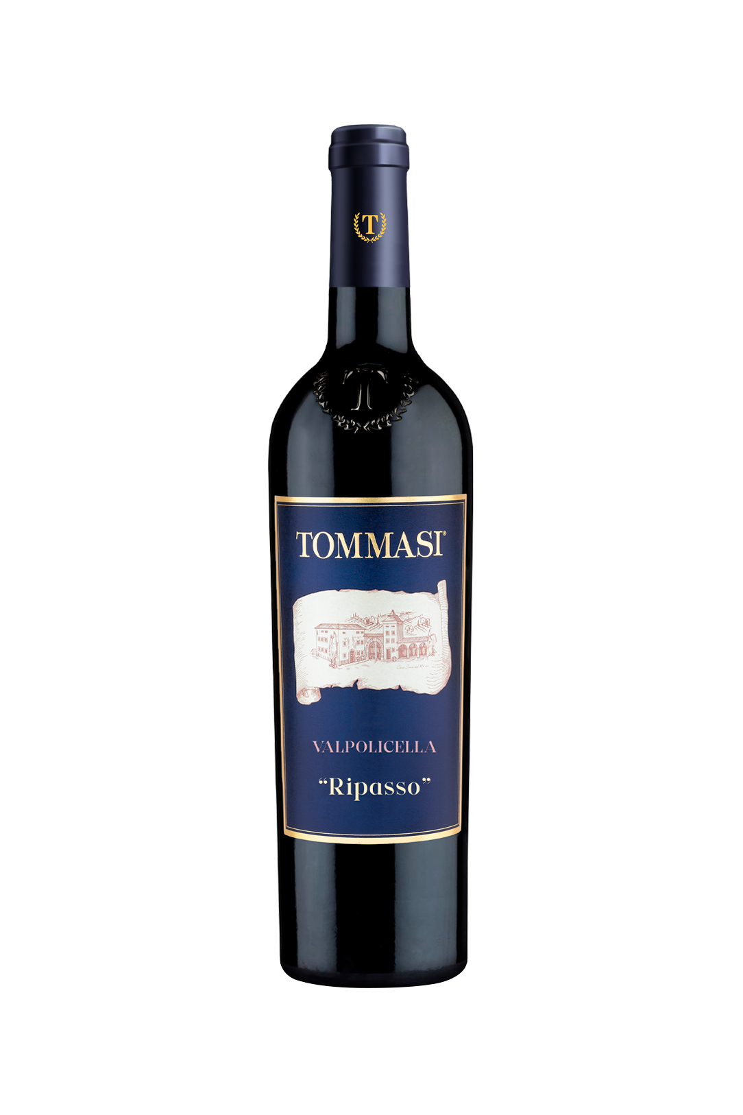 Tommasi Ripasso Valpolicella Classico Superiore label detail, a thoughtful host gift