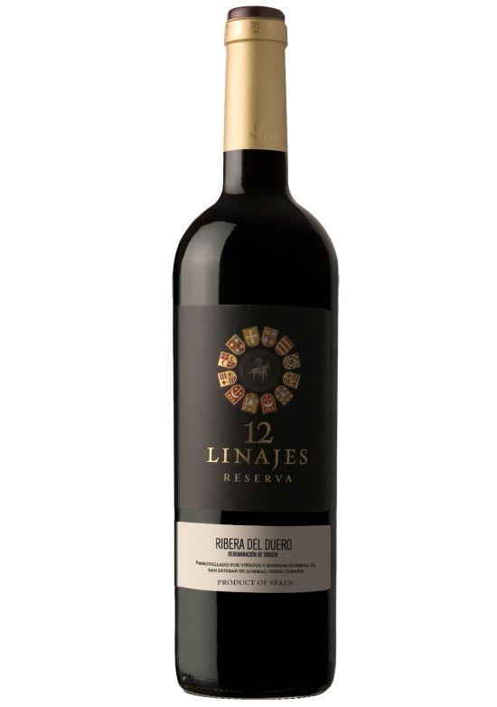 12 Linajes Reserva Tempranillo bottle, Ribera del Duero Spain