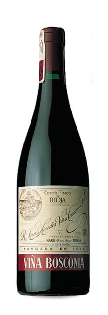 R. López de Heredia Viña Bosconia Reserva 2015 Rioja red wine bottle