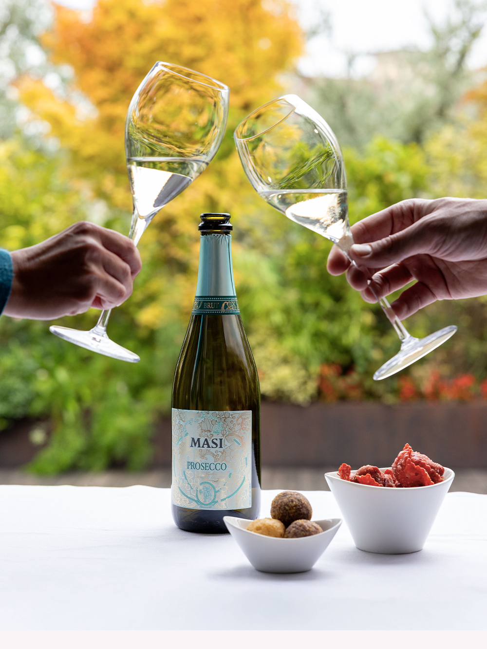 Masi Modello Prosecco DOC Brut bottle lifestyle shot for gifting