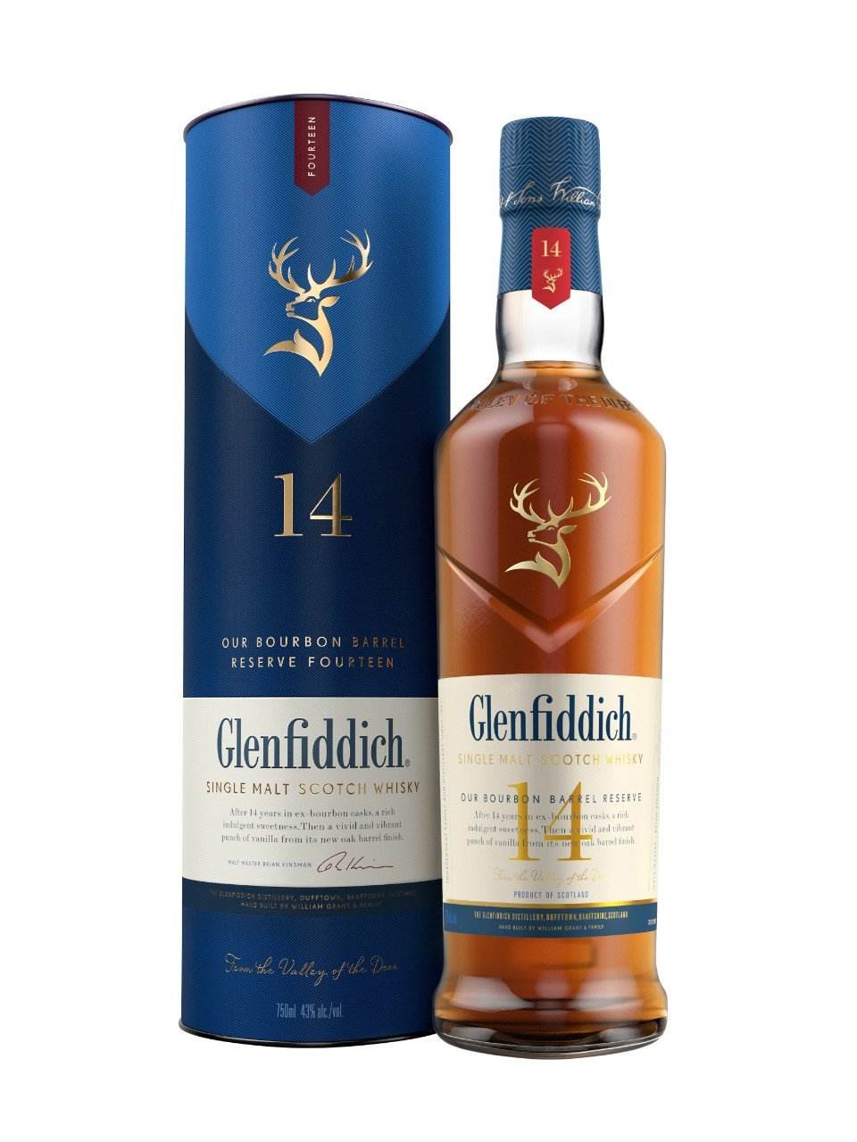 Glenfiddich 14 Year Old Bourbon Barrel Reserve | Top Whisky Gifts