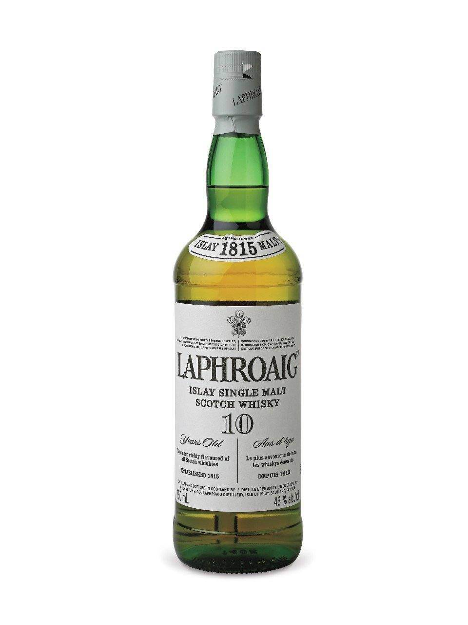 Laphroaig 10 Year Old Islay Single Malt Scotch Whisky | Luxury Wine, Alcohol & Gift Delivery Canada | Vyno