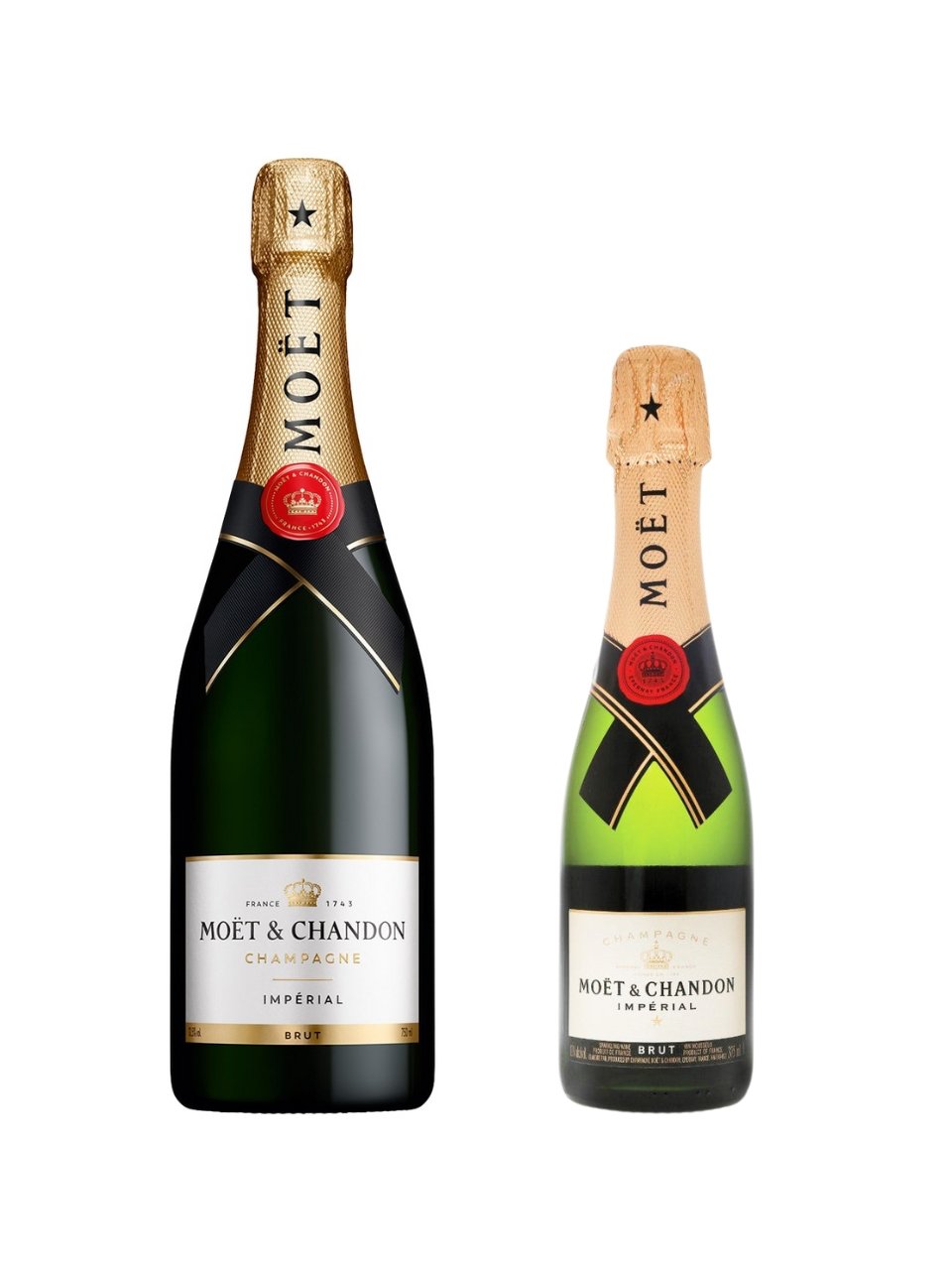 Moët & Chandon Soirée Selection: 12 Bottles & 2 Half-Sized for Gatherings