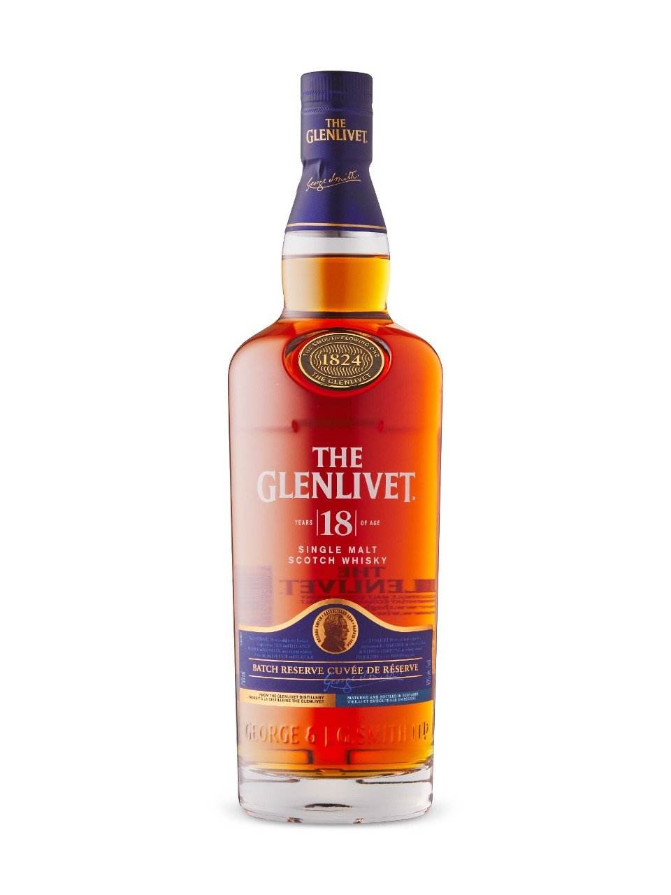 The Glenlivet 18 Year Old Single Malt Scotch Whisky | Exquisite Wine & Alcohol Gift Delivery Toronto Canada | Vyno