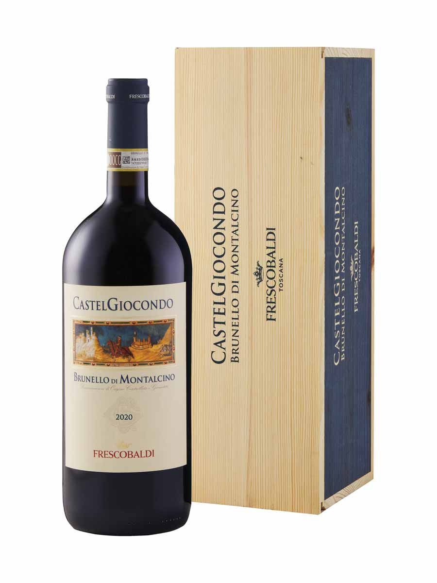 CastelGiocondo Brunello di Montalcino 2015 magnum bottle, Tuscan DOCG red wine gift