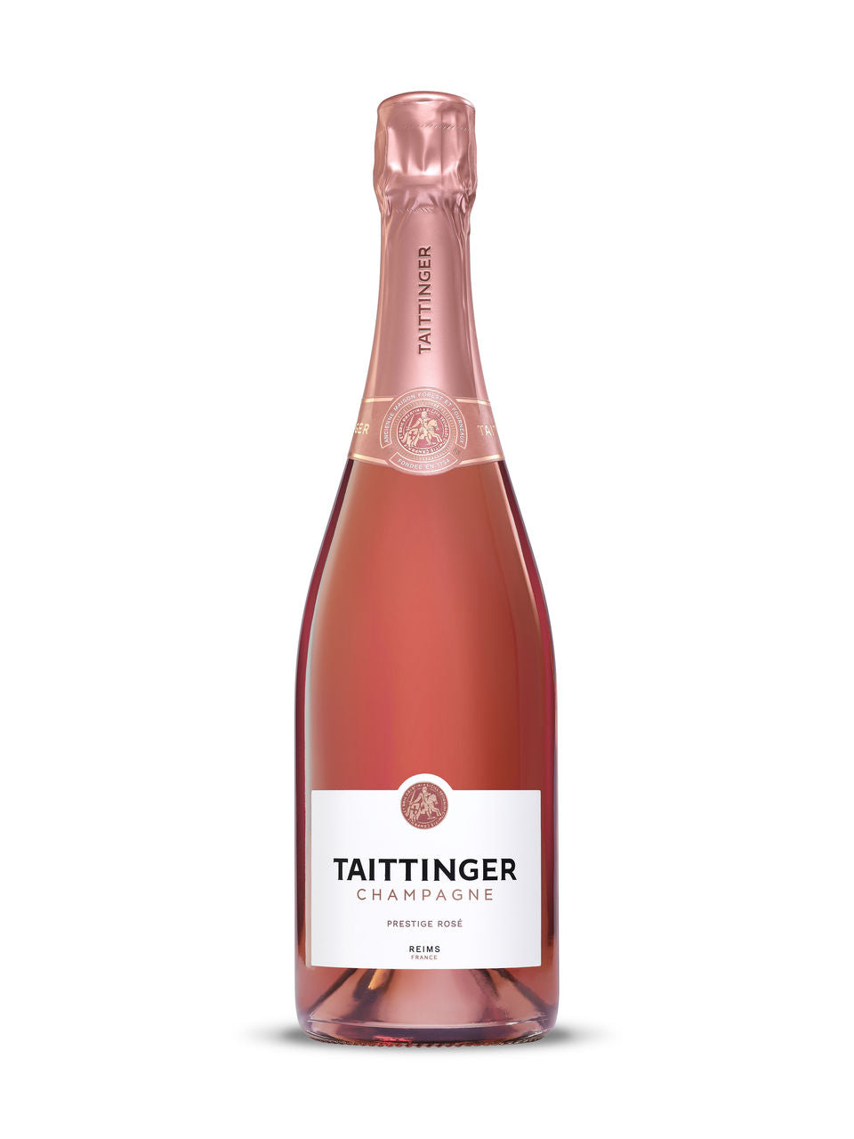 Taittinger Prestige Rosé Champagne elegant pink gift bottle
