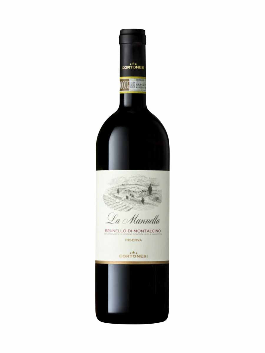 Cortonesi La Mannella Riserva Brunello di Montalcino 2019 bottle, Tuscan DOCG red wine gift