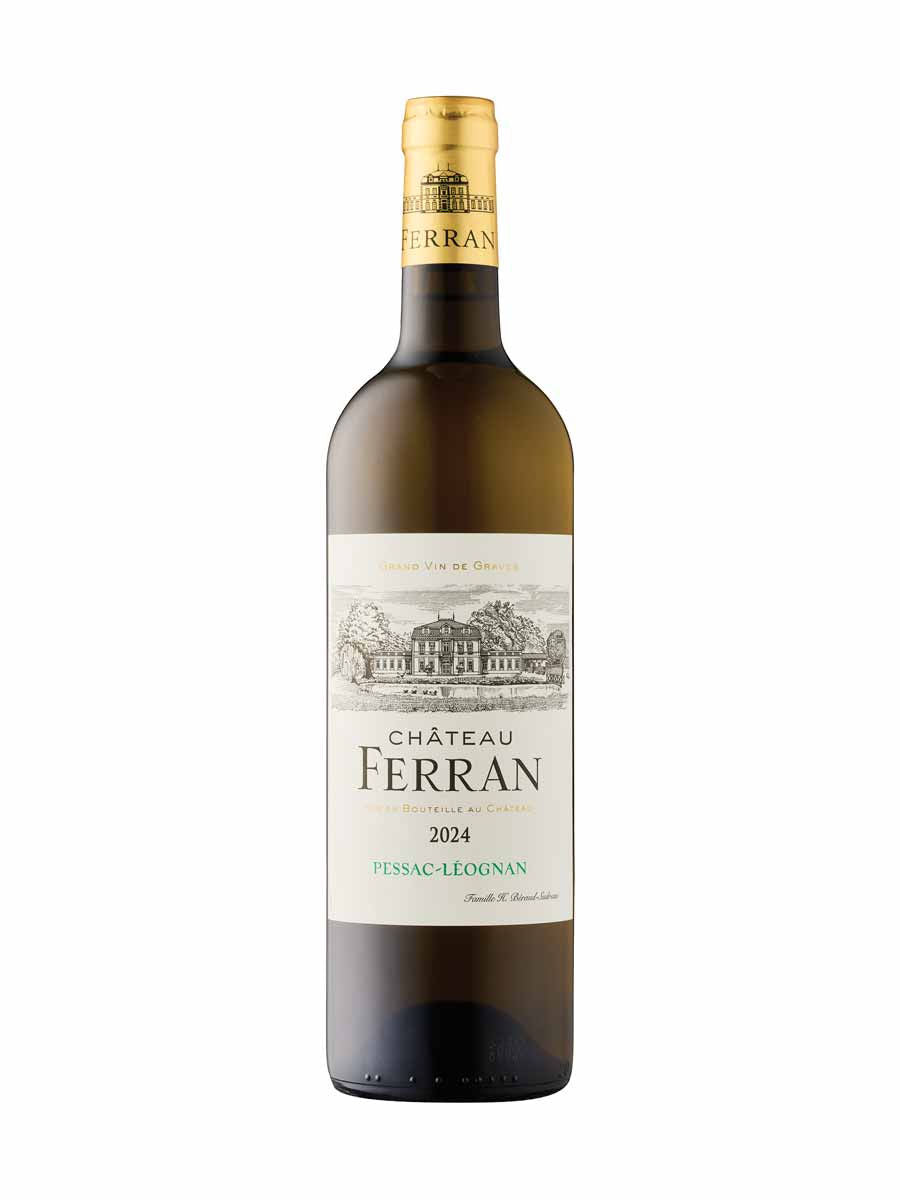 Château Ferran Pessac-Léognan Blanc 2024 gift bottle for birthdays and client thank you gifts
