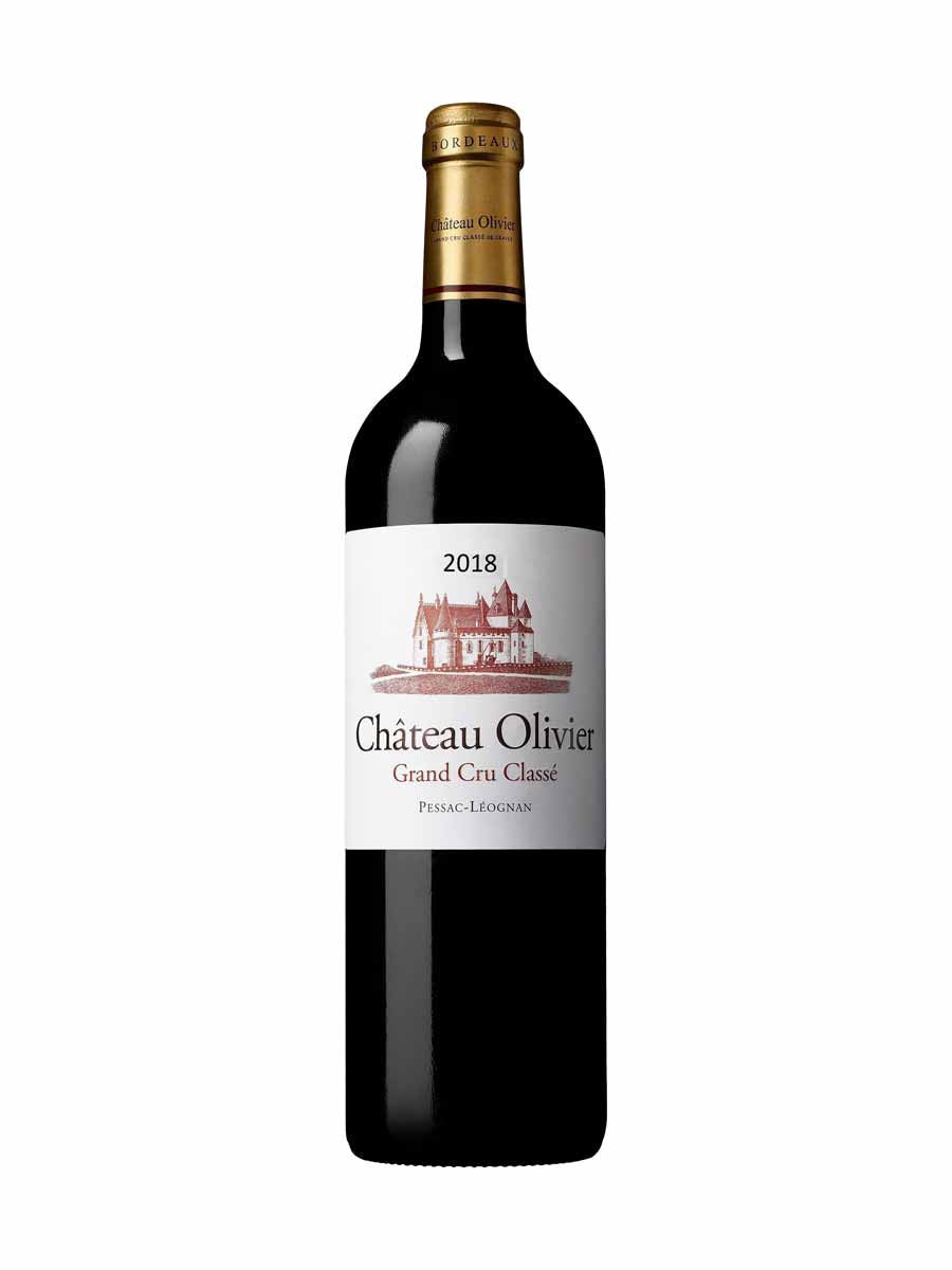 Château Olivier Grand Cru Classé Pessac-Léognan 2018 corporate gift bottle