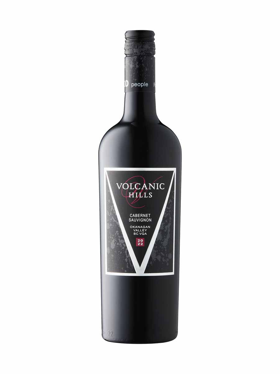 Volcanic Hills Cabernet Sauvignon 2022 Canadian Okanagan red wine gift bottle