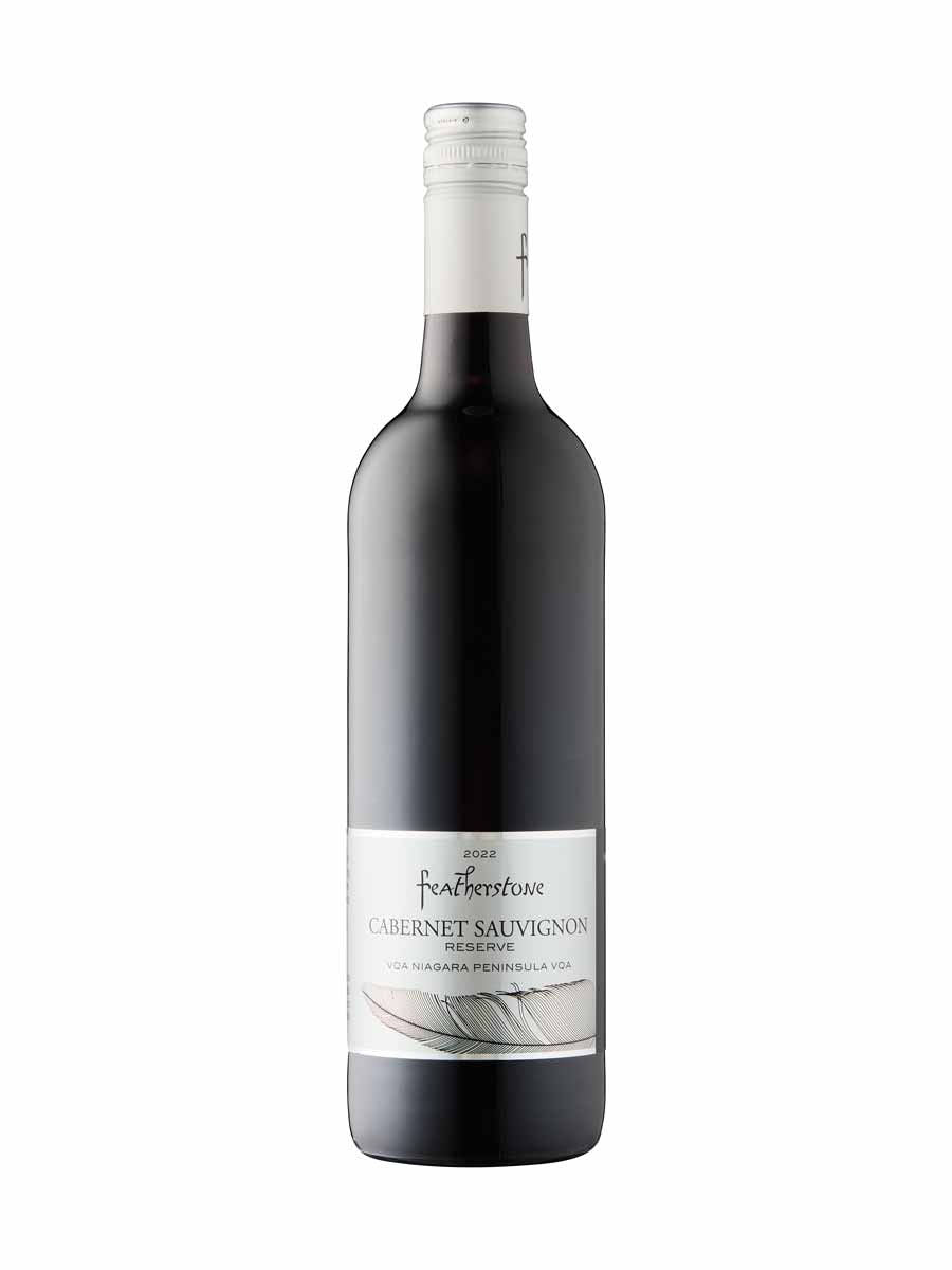 Featherstone Reserve Cabernet Sauvignon 2022 bottle, Niagara Peninsula VQA