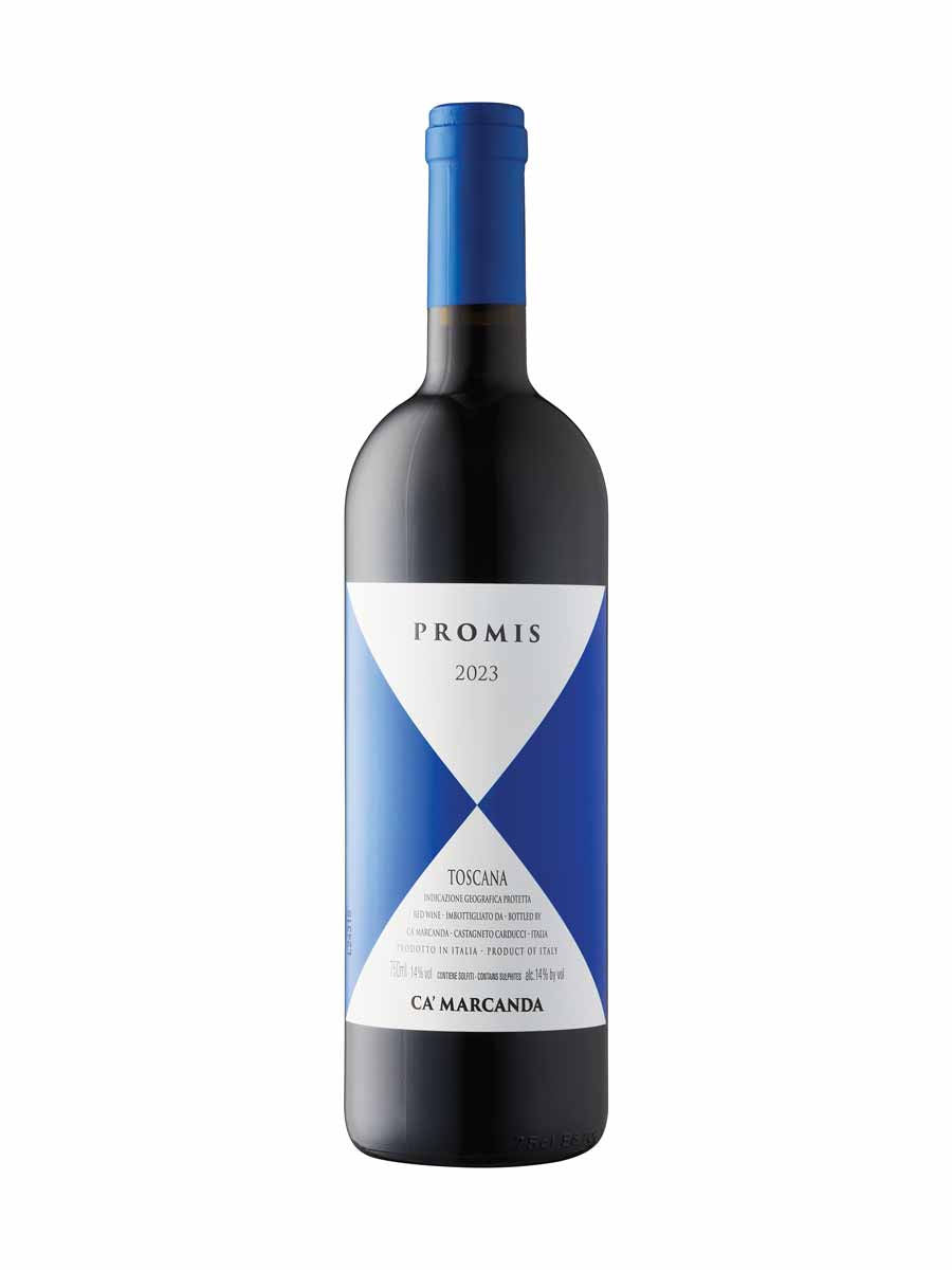 Gaja Ca'Marcanda Promis 2023 Tuscan red wine gift bottle