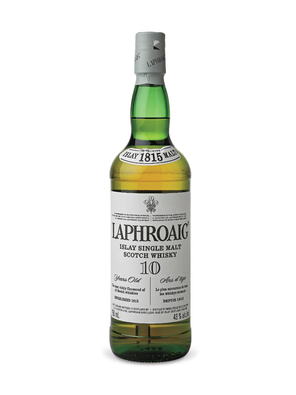 Laphroaig 10 Year Old Islay Single Malt Scotch Whisky bottle, a smoky birthday and corporate gift
