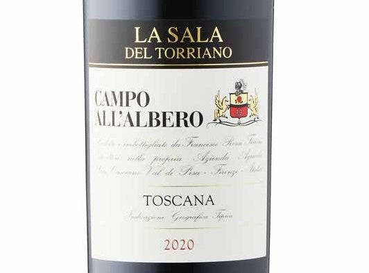La Sala del Torriano Campo All'Albero 2020 label detail