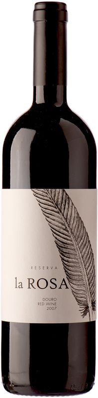 Quinta de la Rosa Reserva Tinto bottle on display, DOC Douro