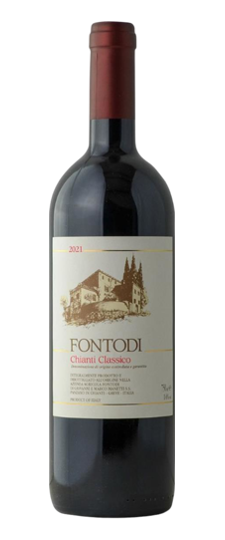 Fontodi Chianti Classico 750 mL bottle, full view