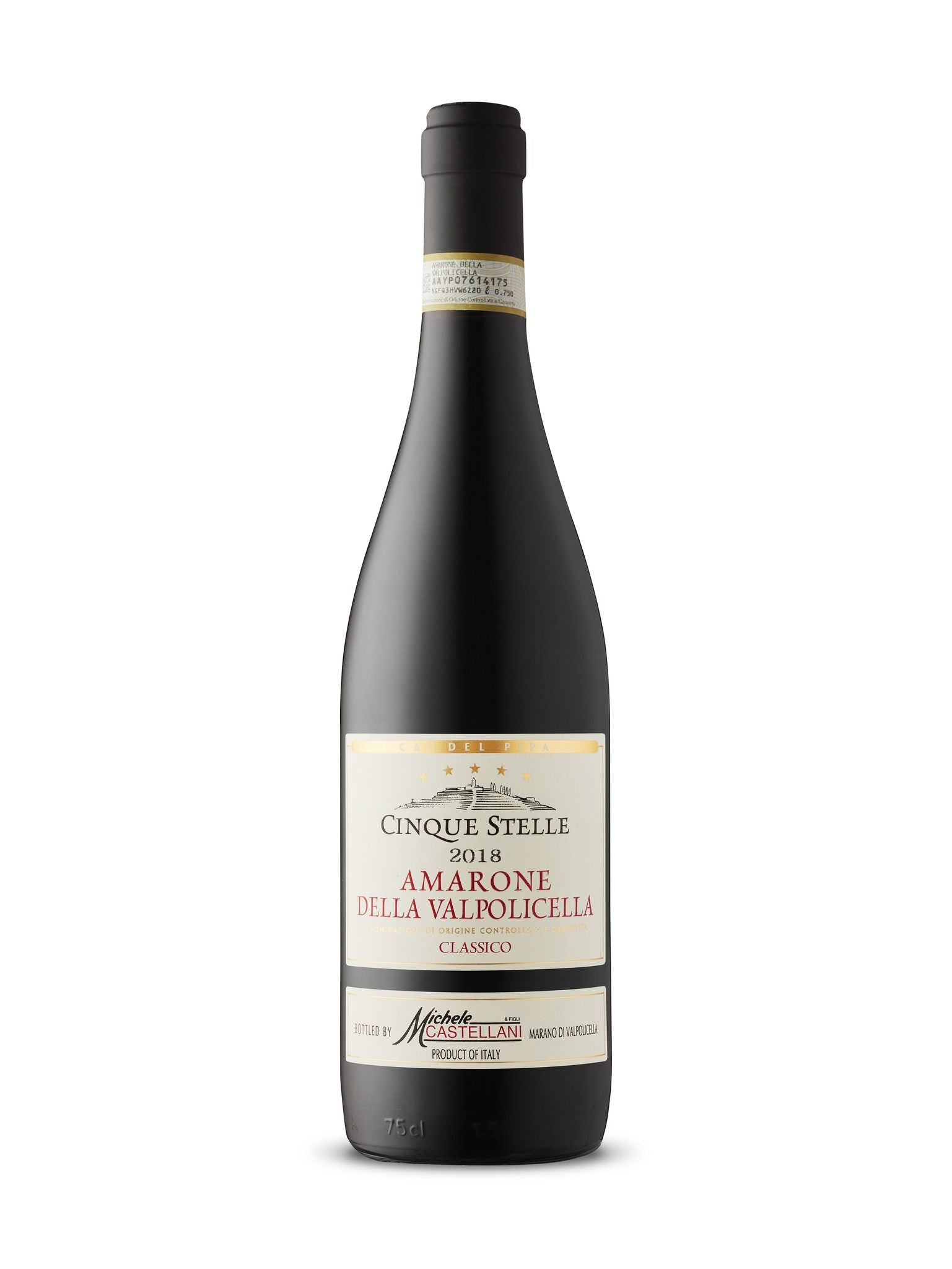 Michele Castellani Cinque Stelle Amarone della Valpolicella Classico 2018 | Luxury Wine, Alcohol & Gift Delivery Canada | Vyno