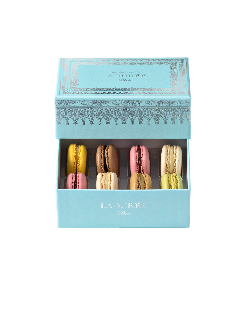 Ladurée Assorted Macarons Gift Box - 8 piece Napoleon Edition | Exquisite Wine & Alcohol Gift Delivery Toronto Canada | Vyno