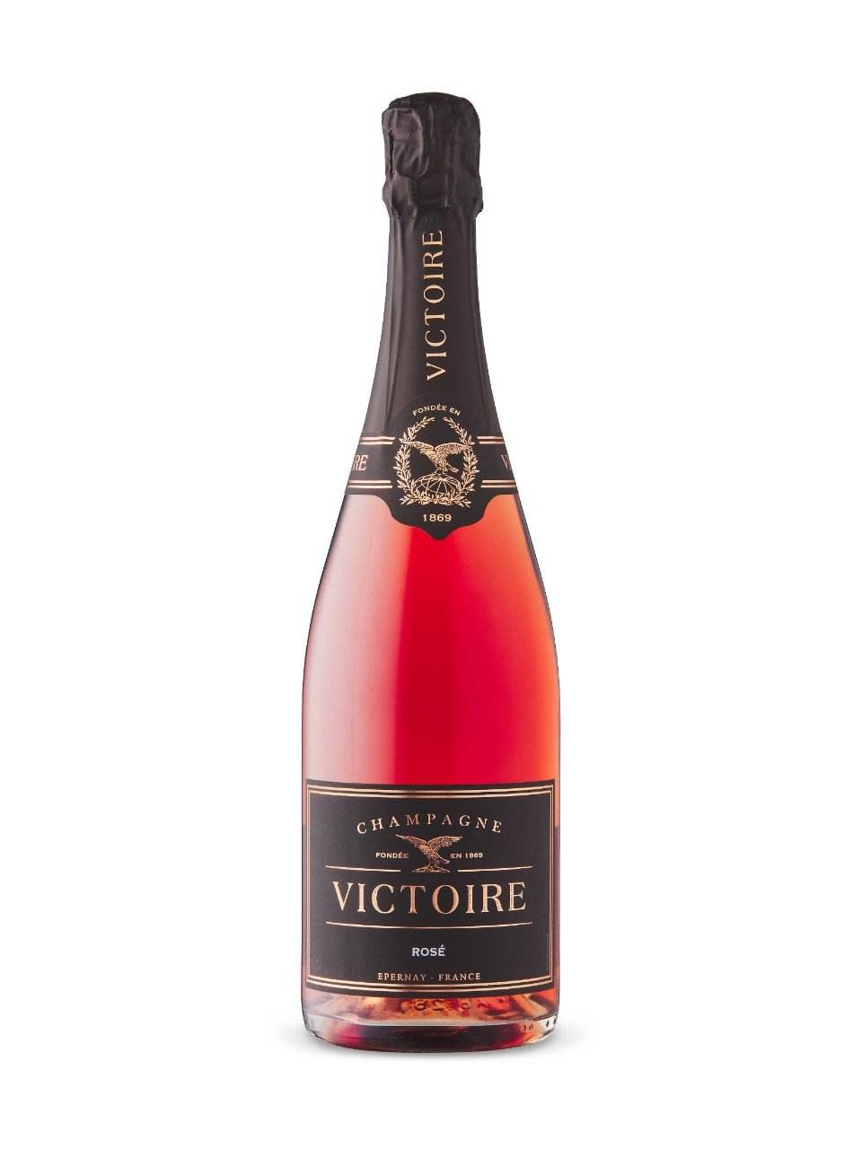 Champagne Victoire Brut Rose - Vyno | Same day alcohol delivery  