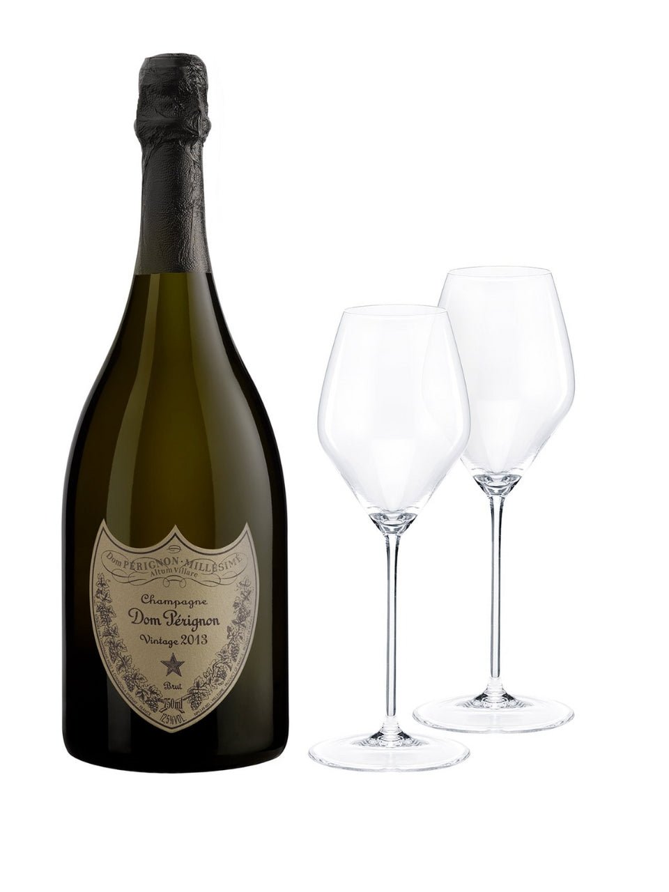 Dom Pérignon 2013 Vintage Celebration Duo with Riedel Crystal Glasses | Exquisite Wine & Alcohol Gift Delivery Toronto Canada | Vyno