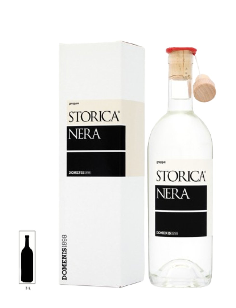 DOMENIS 1898 Storica Nera Grappa 3000mL | Exquisite Wine & Alcohol Gift Delivery Toronto Canada | Vyno