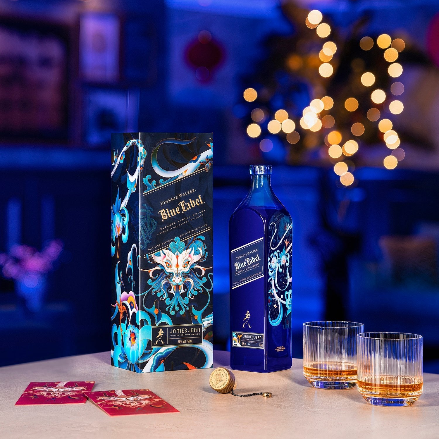 Johnnie Walker Blue Lunar New Year Year of the Dragon | Exquisite Wine & Alcohol Gift Delivery Toronto Canada | Vyno