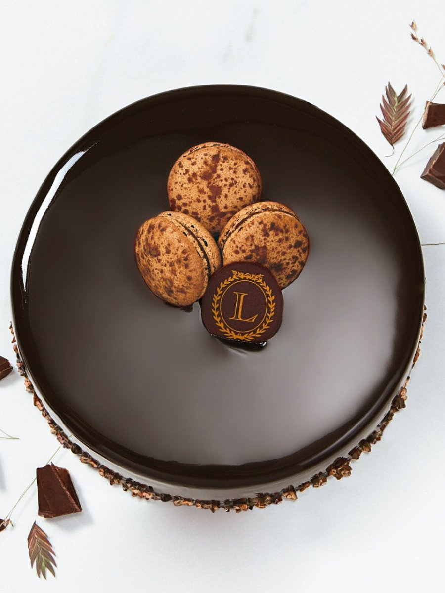 Ladurée Chocolate Macaron Cake | Exquisite Wine & Alcohol Gift Delivery Toronto Canada | Vyno