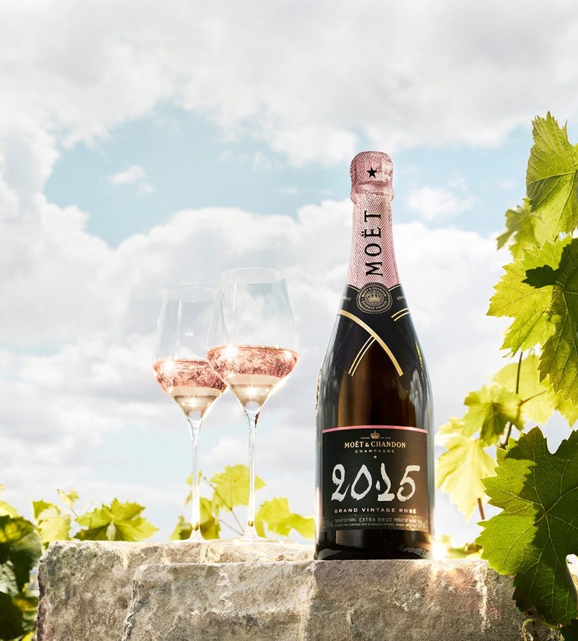 Moët & Chandon Grand Vintage Extra Brut Rosé Champagne 2015