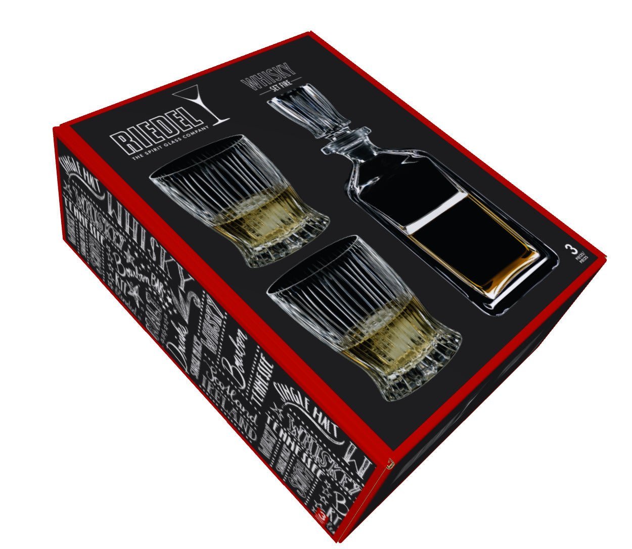 RIEDEL Fire Tumbler Collection 3- Piece Whisky Set