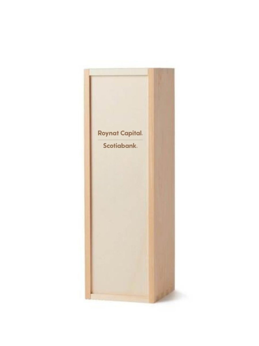 Roynat Capital Single Bottle Wooden Gift Box