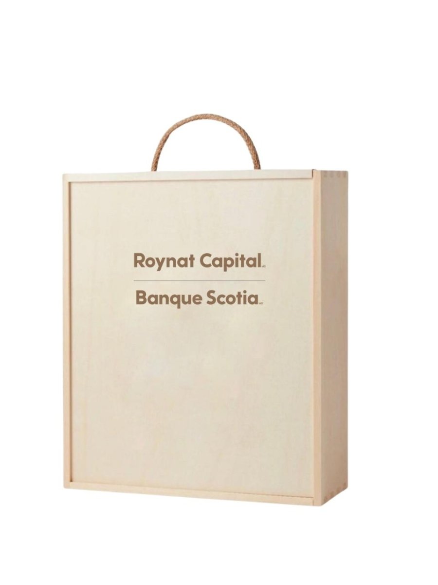 Roynat Capital Triple Bottle Wooden Gift Box (French)