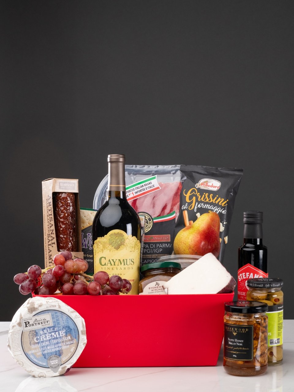 Vyno Wine & Cheese Gift Basket - Vyno