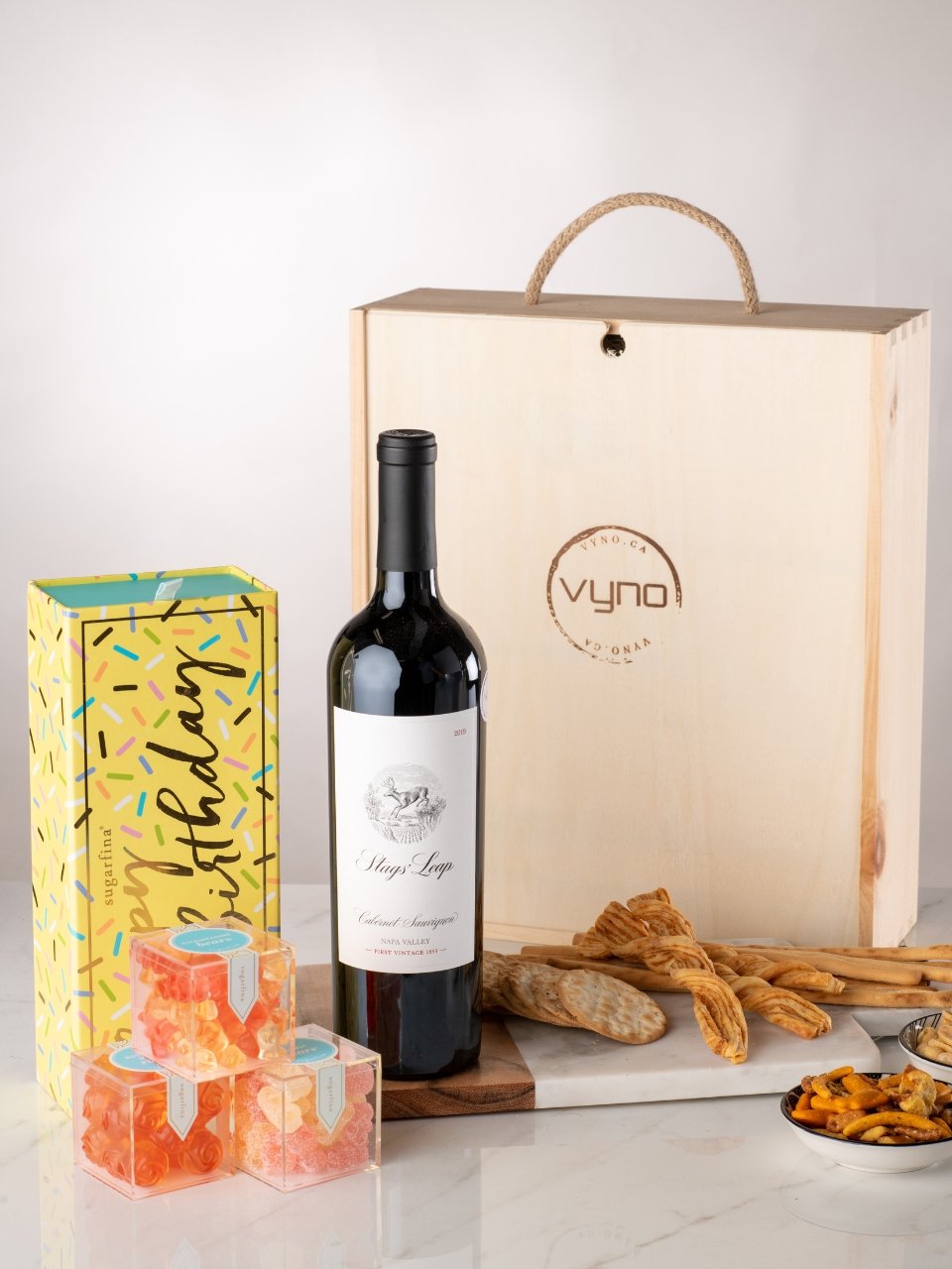 Wine Happy Birthday Gift Set - Vyno