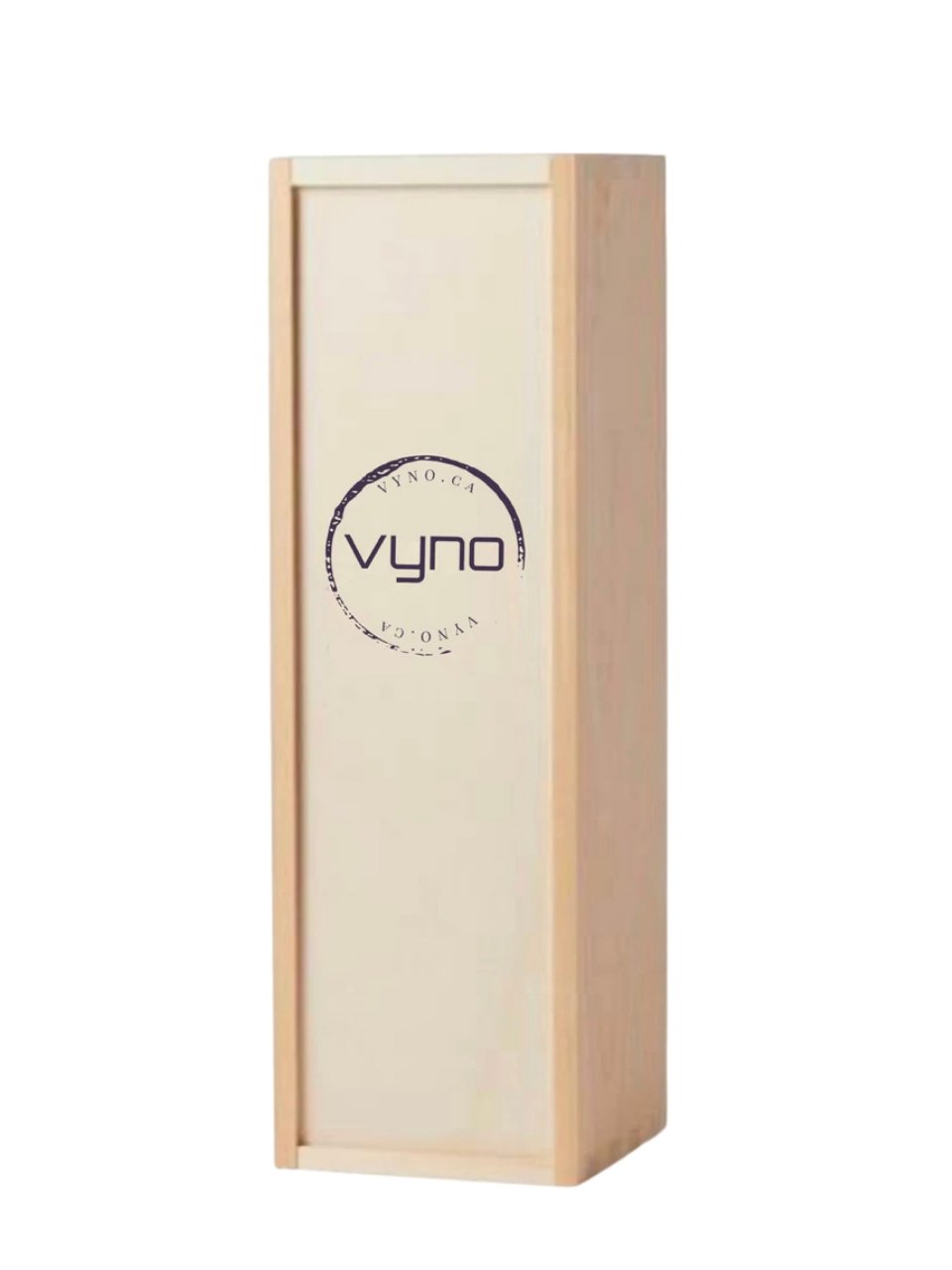 Wooden One Bottle Gift Box - Vyno